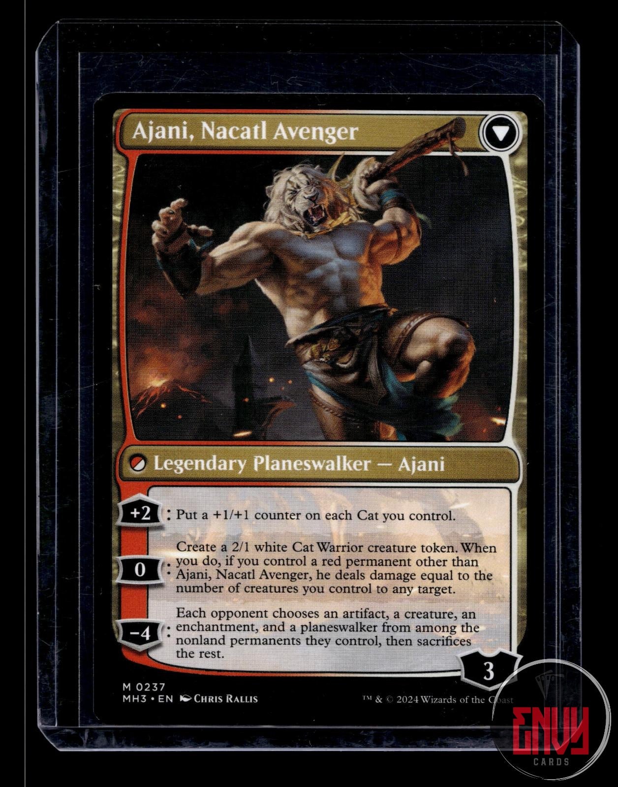 Ajani, Nacatl Pariah LP 237 Mythic Modern Horizons 3 Magic: The Gathering