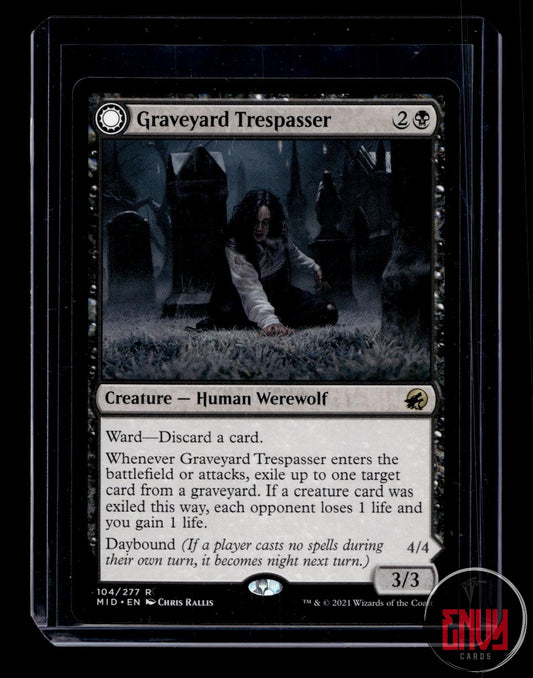 Graveyard Trespasser Lightly Played 104 Rare Innistrad: Midnight Hunt