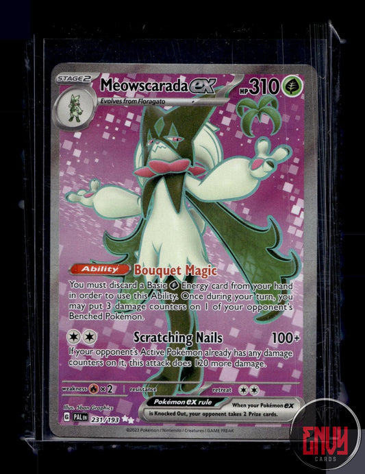 Meowscarada ex Near Mint 231/193 Ultra Rare Paldea Evolved Pokemon Holo