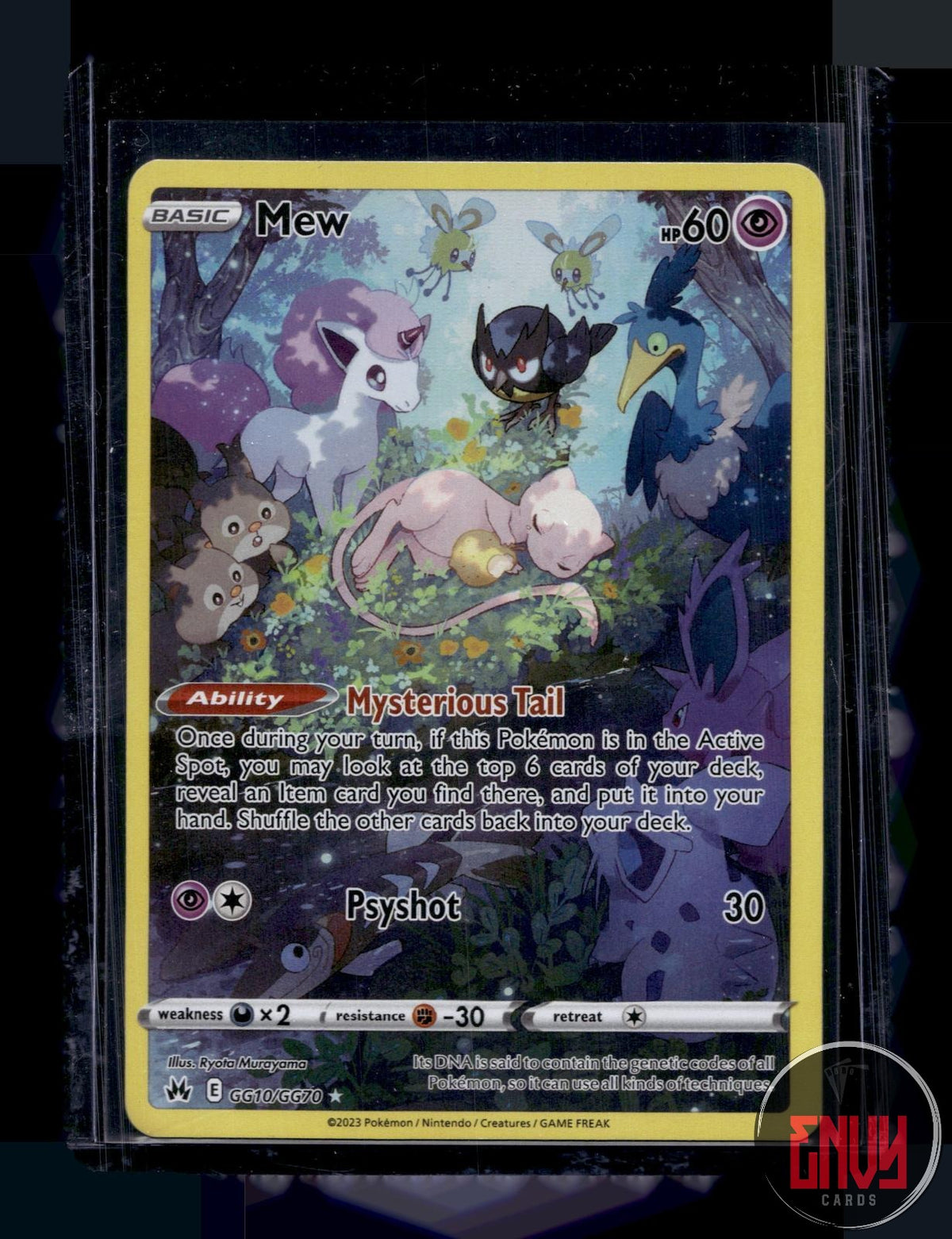 Mew NM GG10/GG70 TG Crown Zenith Galarian Gallery Pokemon Holo