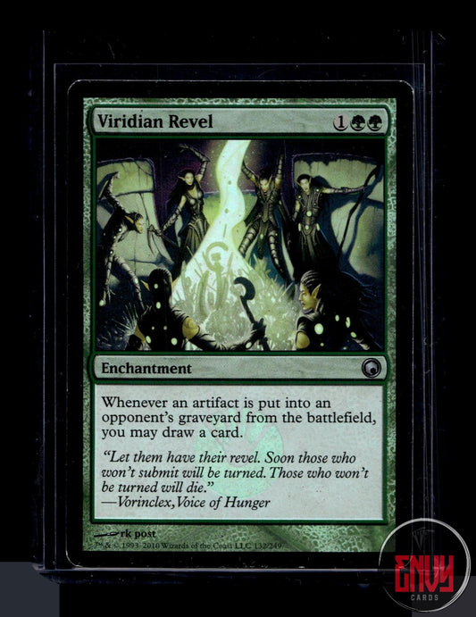 Viridian Revel Lightly Played 132 Uncommon Scars of Mirrodin