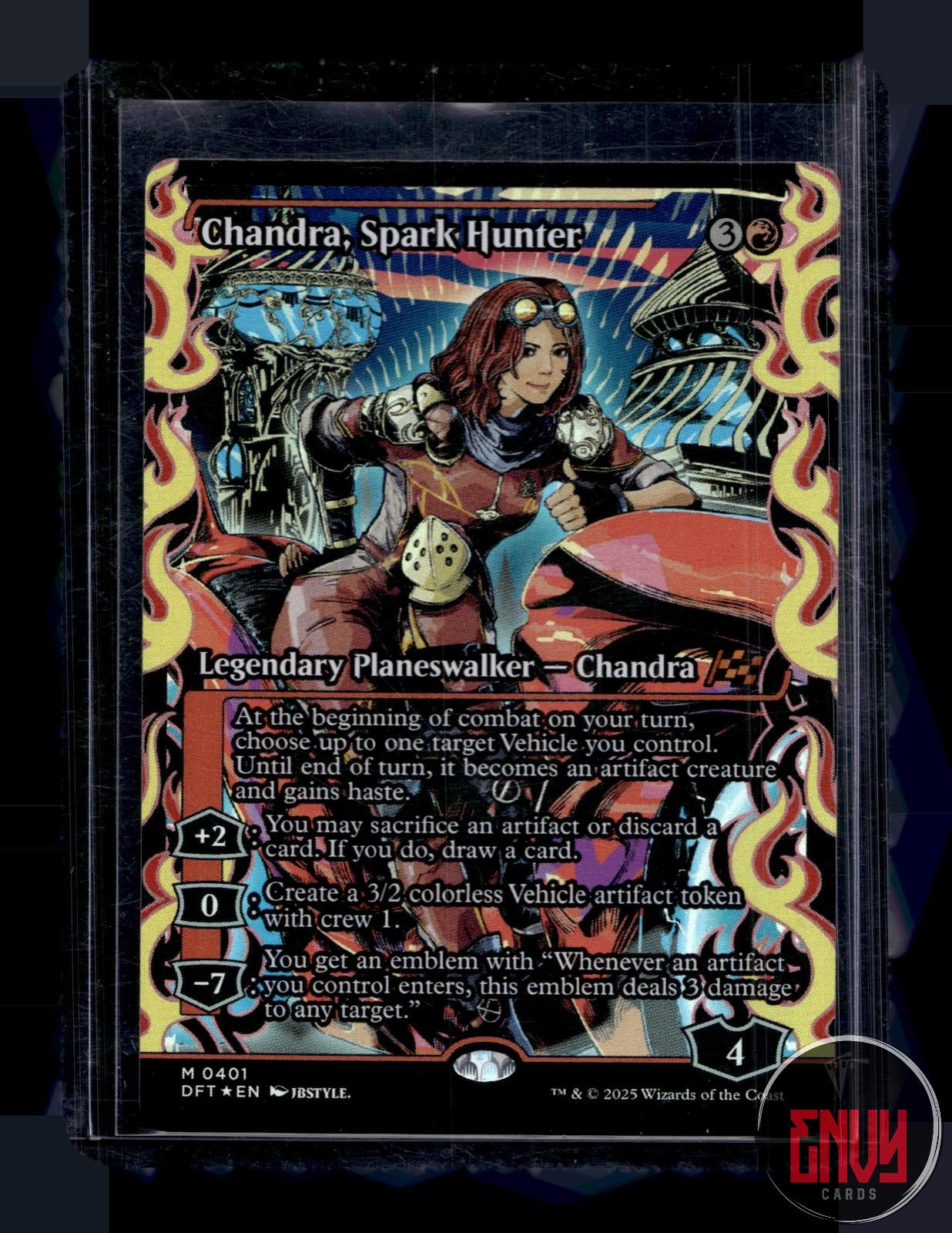 Chandra, Spark Hunter (Showcase) NM 401 Aetherdrift Magic: The Gathering Foil