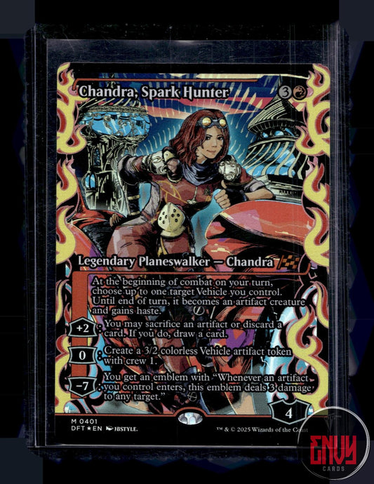 Chandra, Spark Hunter (Showcase) NM 401 Aetherdrift Magic: The Gathering Foil