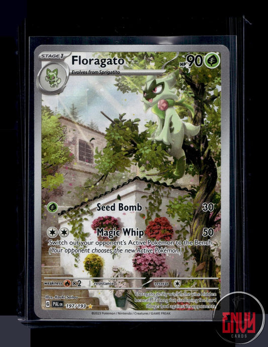 Floragato Lightly Played 197/193 Illustration Rare Paldea Evolved Pokemon