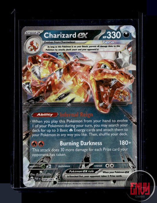 Charizard ex Near Mint 054/091 Double Rare Paldean Fates Pokemon