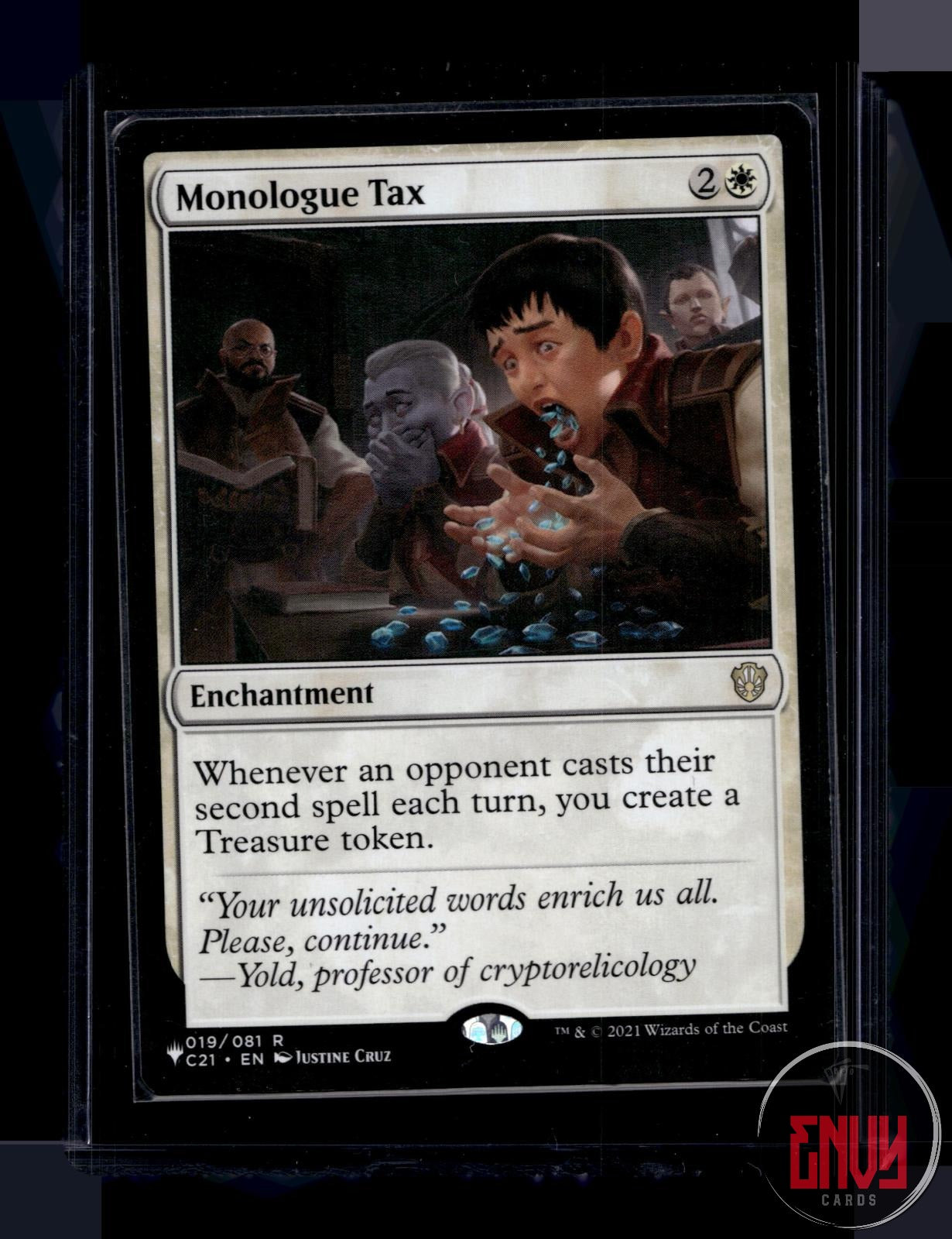 Monologue Tax Near Mint 19 Rare Commander 2021 Magic: The Gathering
