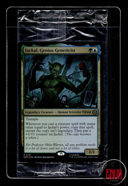 Jackal, Genius Geneticist Lightly Played 131 Rare Prerelease Cards Foil