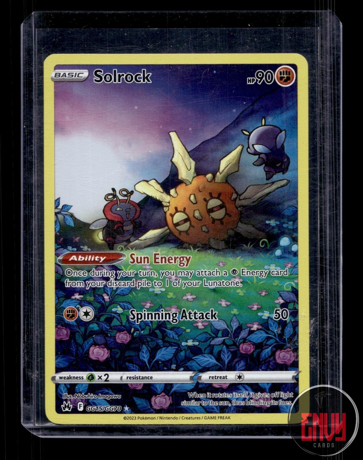 Solrock NM GG15/GG70 Crown Zenith Galarian Gallery Pokemon Holo
