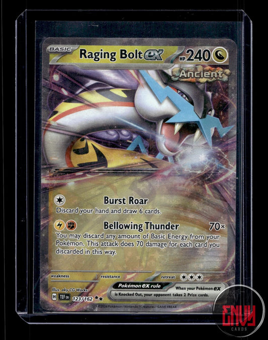 Raging Bolt ex Near Mint 123/162 Double Rare Temporal Forces Pokemon