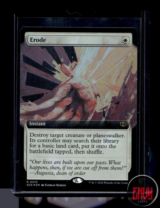 Erode (Extended Art) NM 310 Rare Secrets of Strixhaven Magic: The Gathering Foil