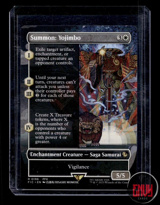 Summon: Yojimbo (Borderless) Lightly Played 196 Rare Commander: FINAL FANTASY