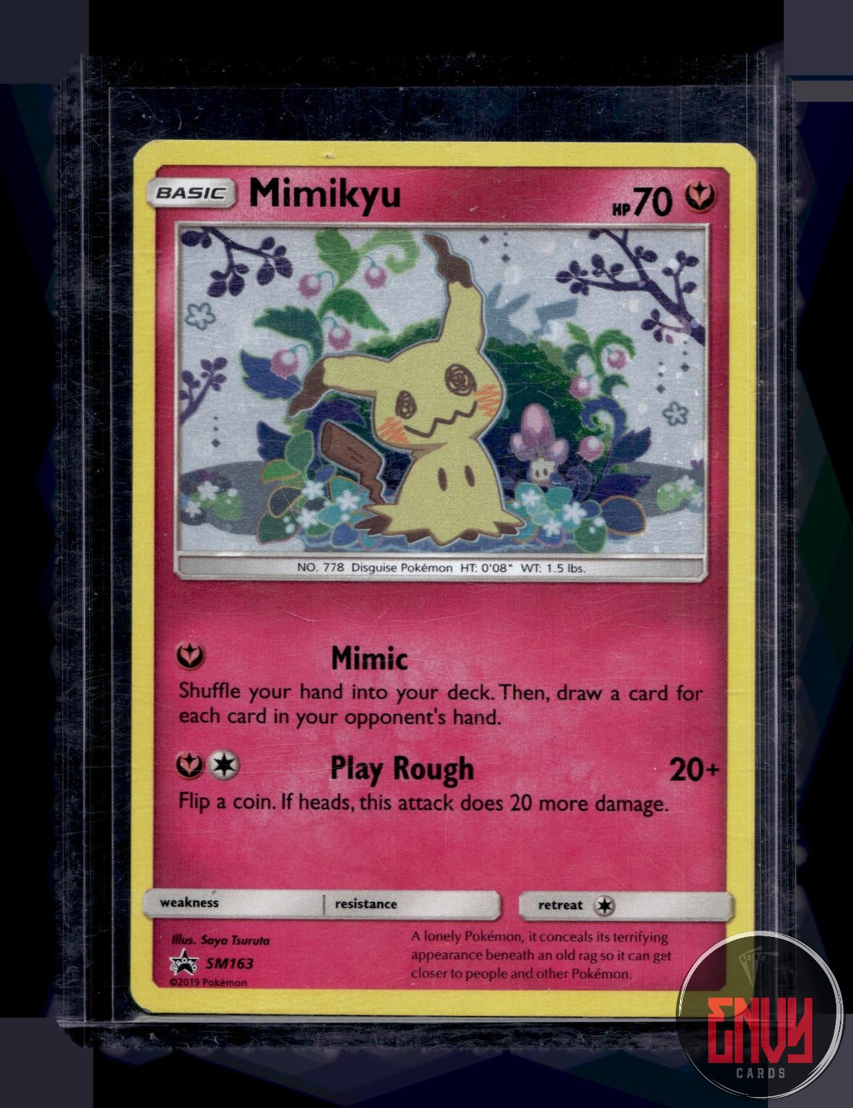 Mimikyu - Moderately Played SM163 Promo Sun & Moon Promo Pokemon Holo