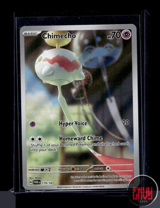 Chimecho Near Mint 179/167 Illustration Rare Twilight Masquerade Pokemon
