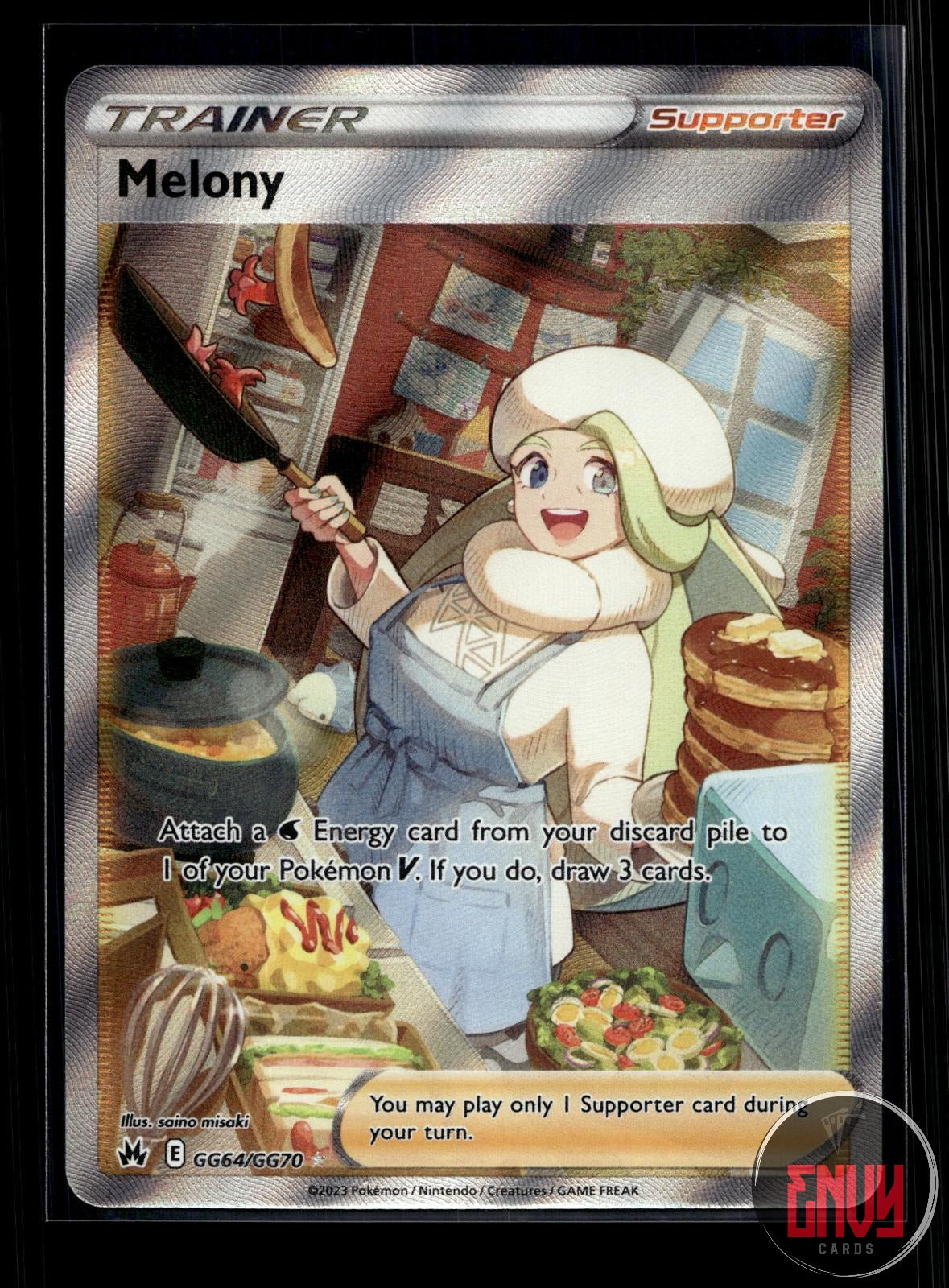 Melony NM GG64/GG70 UR Crown Zenith Galarian Gallery Pokemon Holo