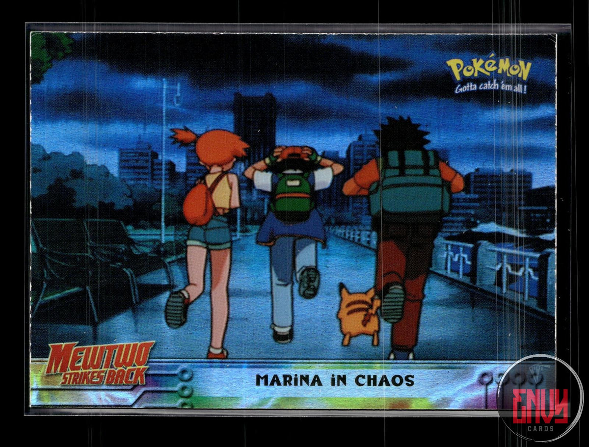 Marina In Chaos LP #14 Topps The First Movie Trading Cards Pokemon FOIL