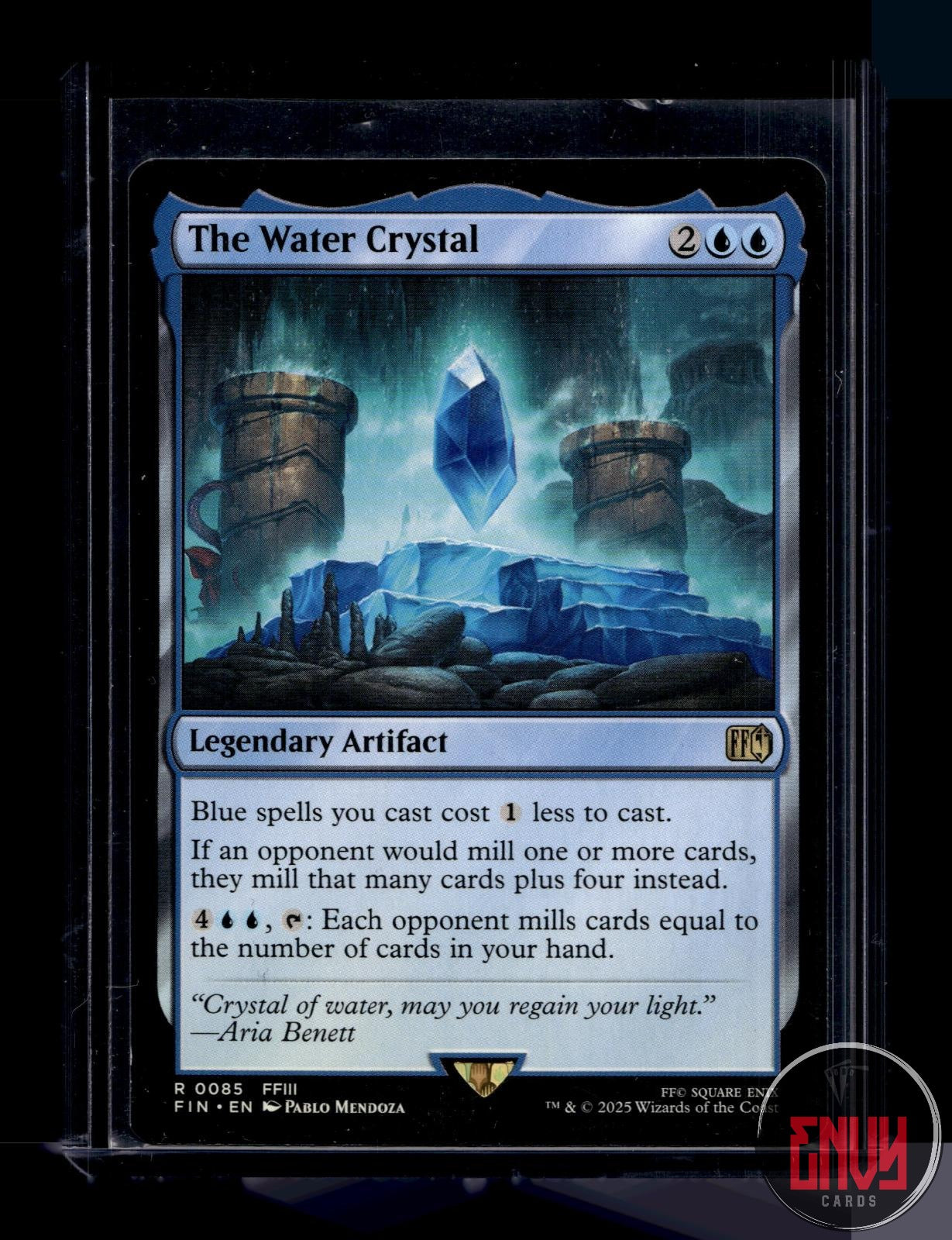 The Water Crystal Near Mint 85 Rare FINAL FANTASY Magic: The Gathering
