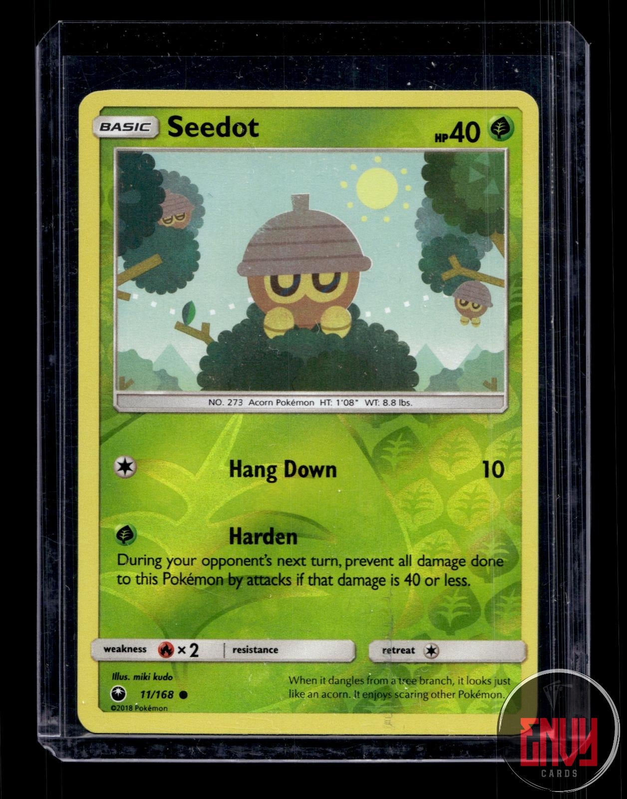 Seedot Lightly Played 11/168 Common Celestial Storm Pokemon Reverse Holo