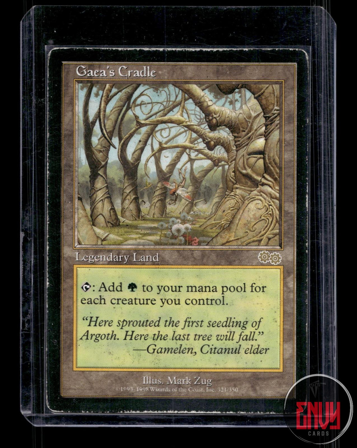 Gaea's Cradle Damaged 321 Rare Urza's Saga