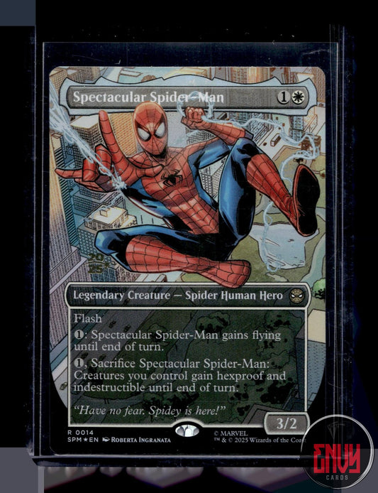 Spectacular Spider-Man (Borderless) LP 14 Rare Marvel's Spider-Man Foil
