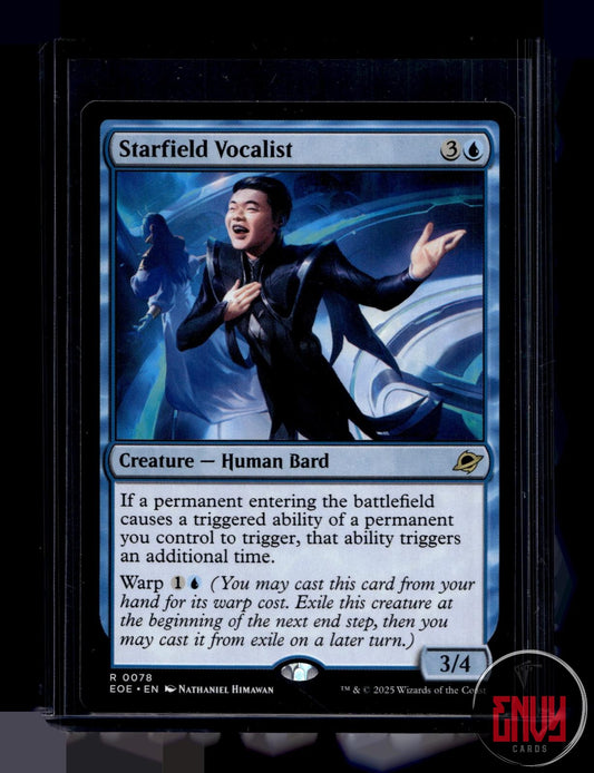 Starfield Vocalist Near Mint 78 Rare Edge of Eternities Magic: The Gathering