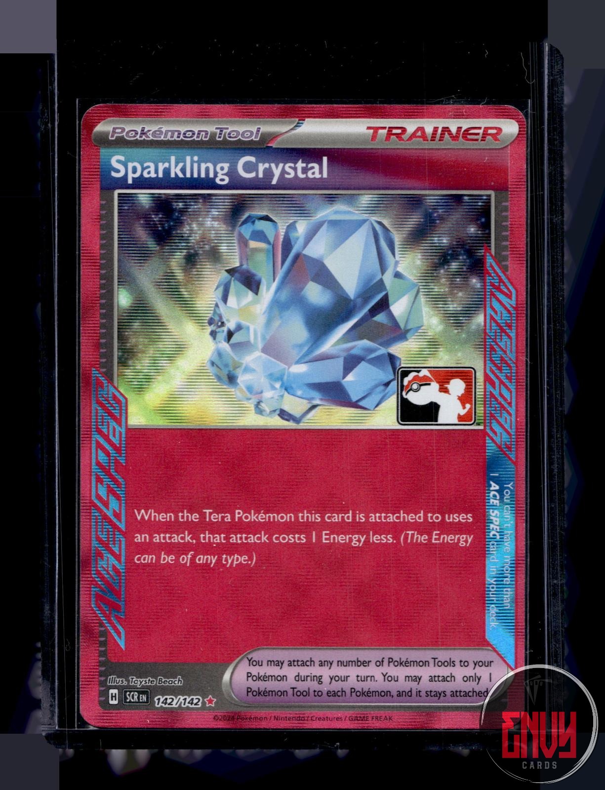 Sparkling Crystal NM 142/142 ACE SPEC Rare Prize Pack Series Cards Pokemon