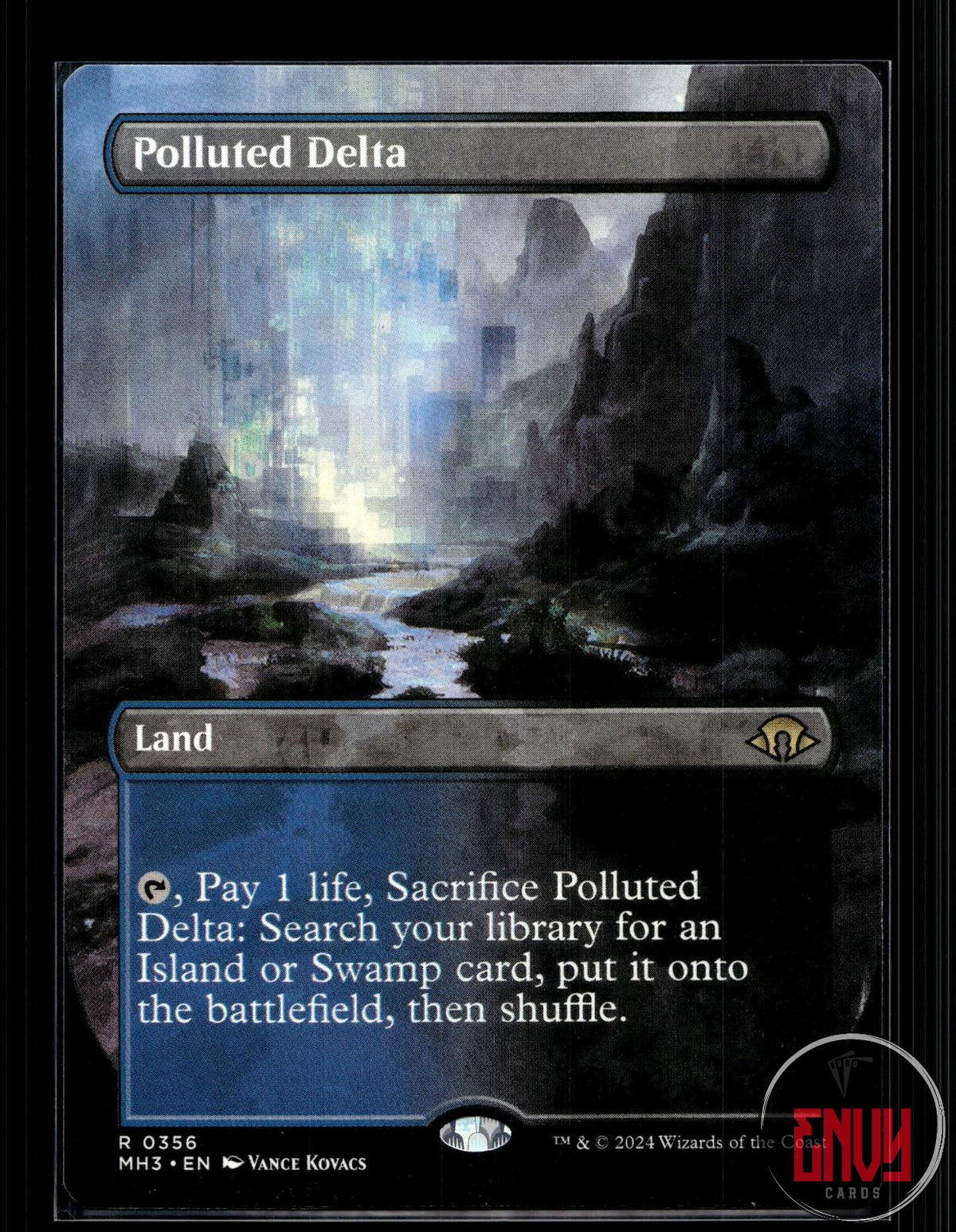 Polluted Delta (Borderless) Near Mint 356 Rare Modern Horizons 3