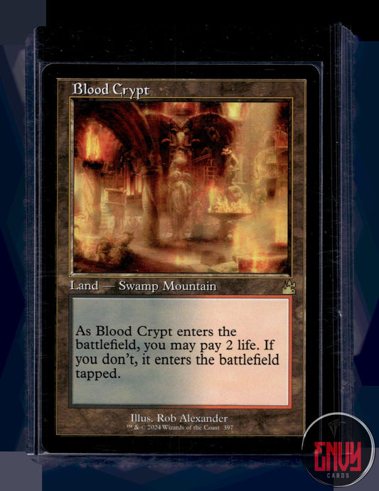 Blood Crypt (Retro Frame) NM 397 Rare Ravnica Remastered Magic: The Gathering