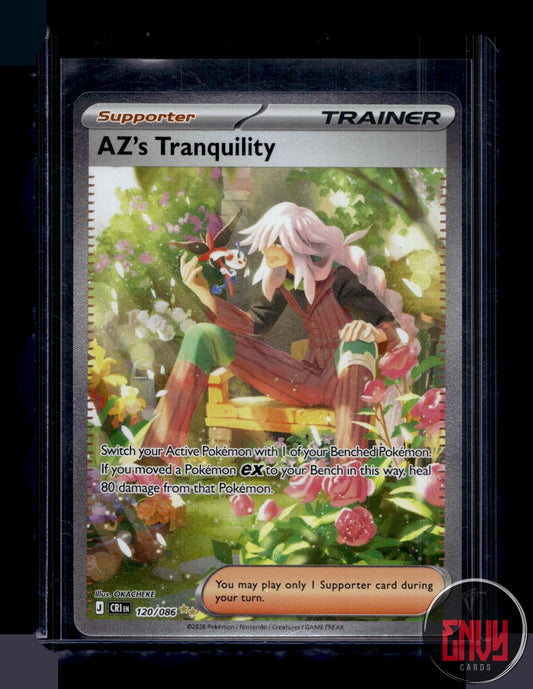AZ's Tranquility NM 120/086 Special Illustration Rare Chaos Rising Pokemon Holo