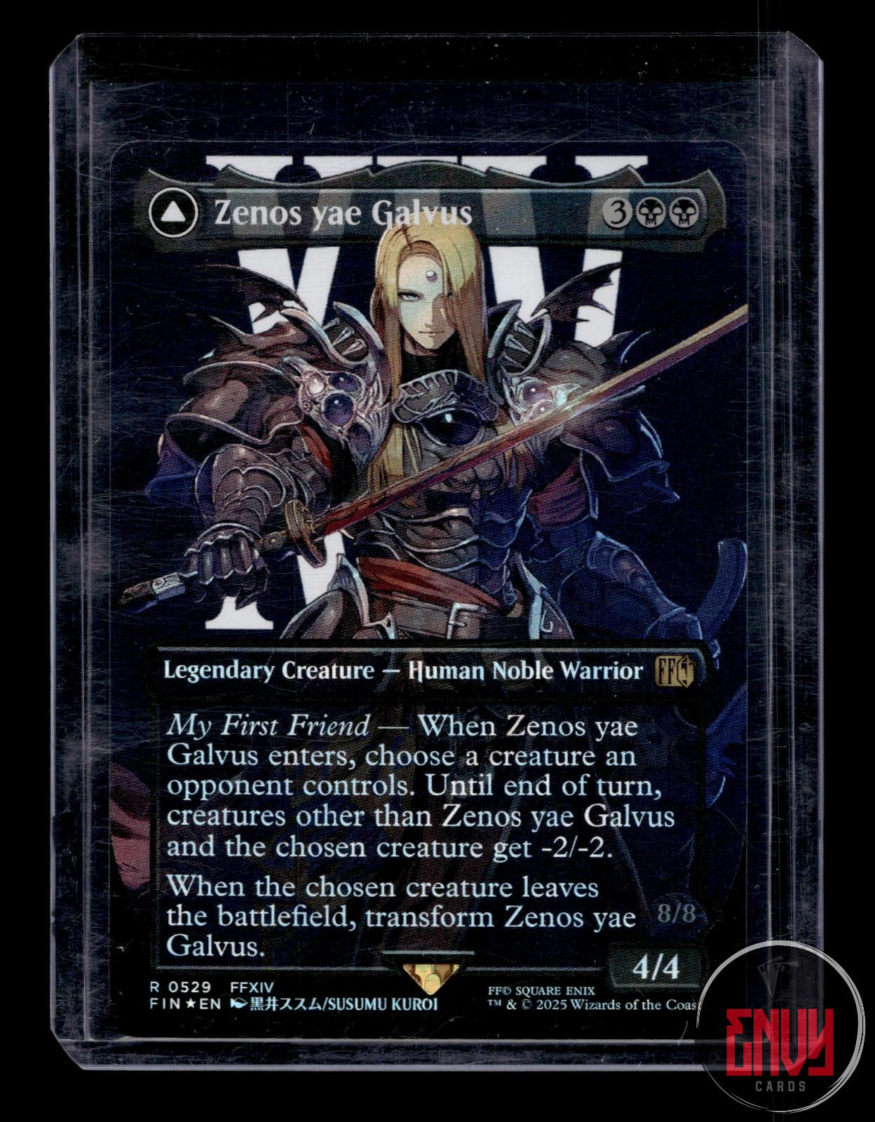Zenos yae Galvus (Borderless) (Surge Foil) Near Mint 529 Rare FINAL FANTASY Foil