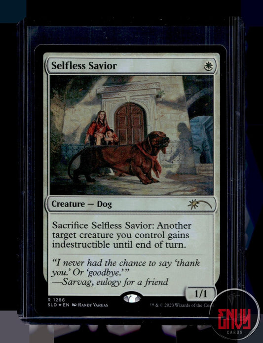 Selfless Savior (Sketch Showcase) NM 732 Secret Lair Drop Series foil
