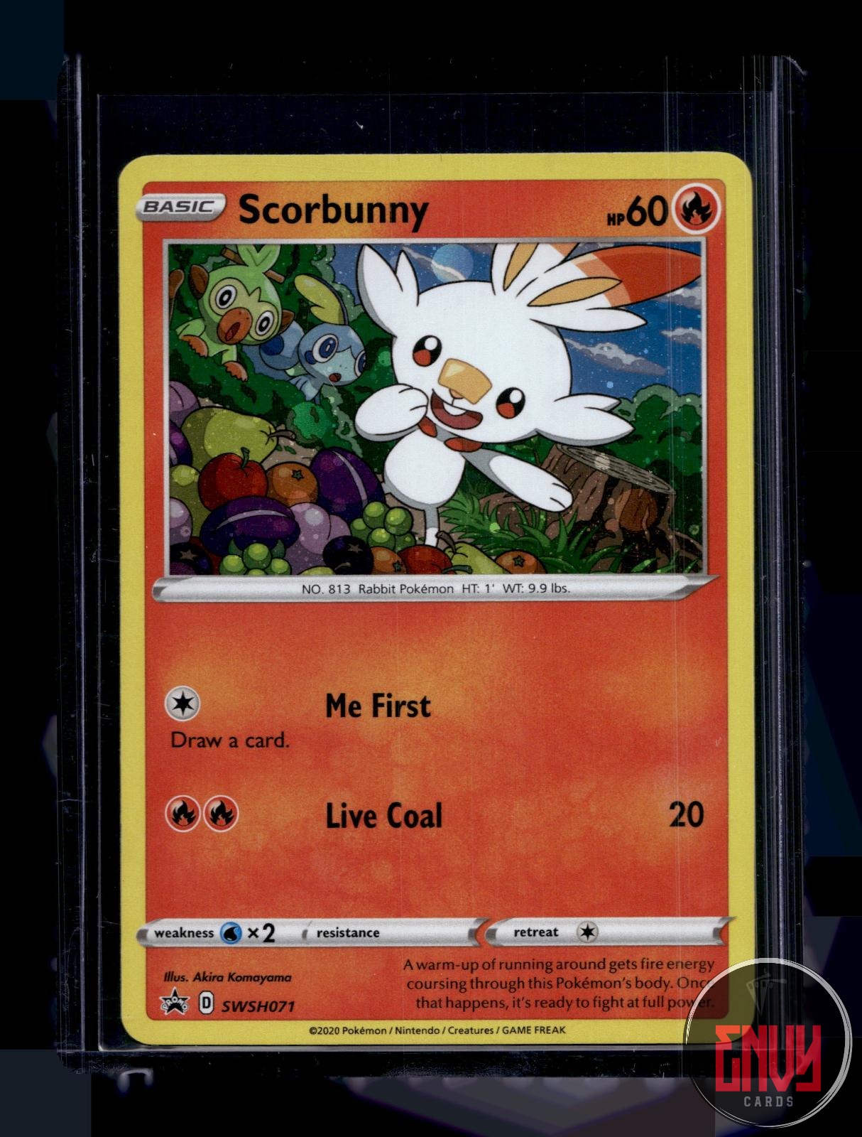 Scorbunny Near Mint SWSH071 Promo Sword & Shield Promo Pokemon Holo