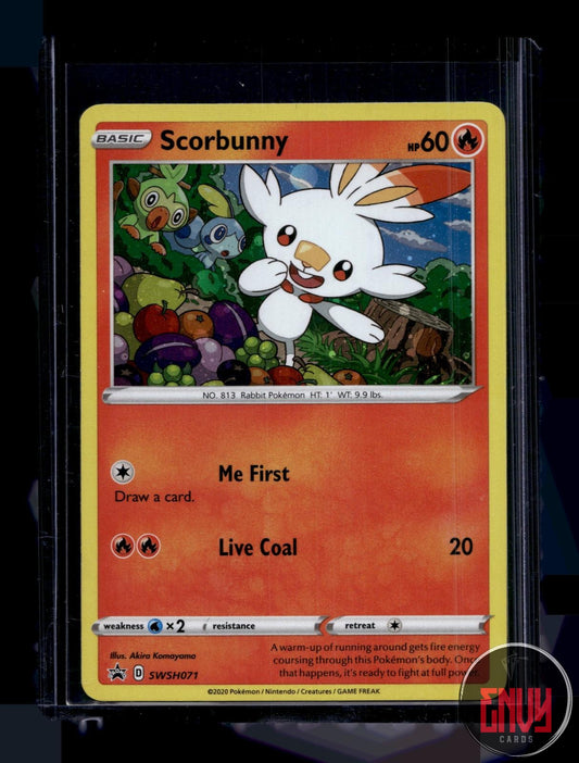 Scorbunny Near Mint SWSH071 Promo Sword & Shield Promo Pokemon Holo