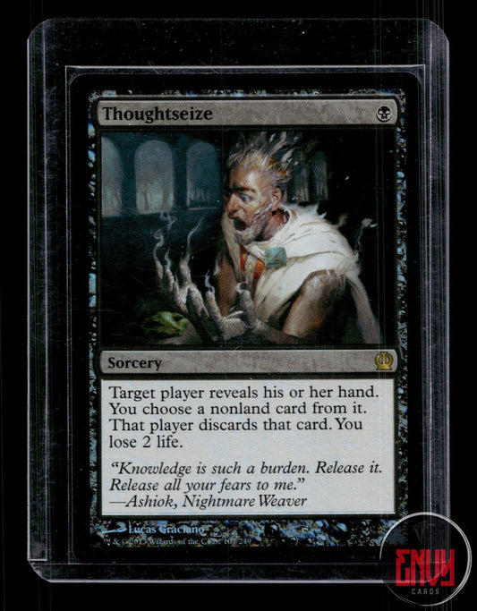 Thoughtseize Lightly Played 107 Rare Theros Magic: The Gathering Foil