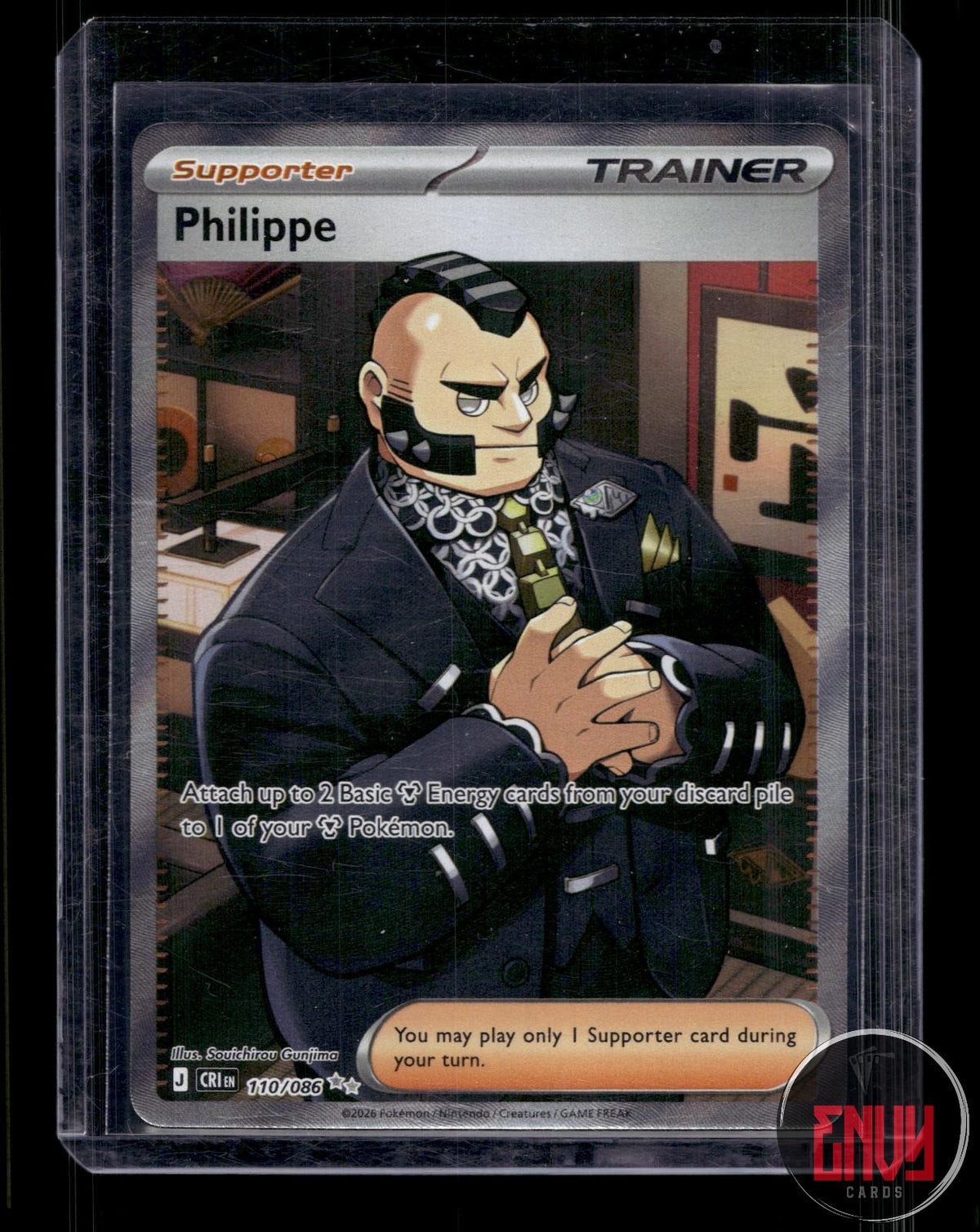 Philippe NM 110/086 UR Chaos Rising Pokemon Holo