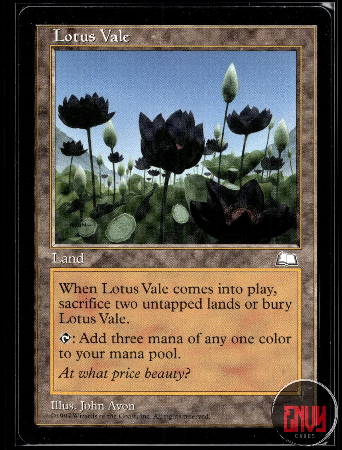 Lotus Vale Near Mint Rare Weatherlight