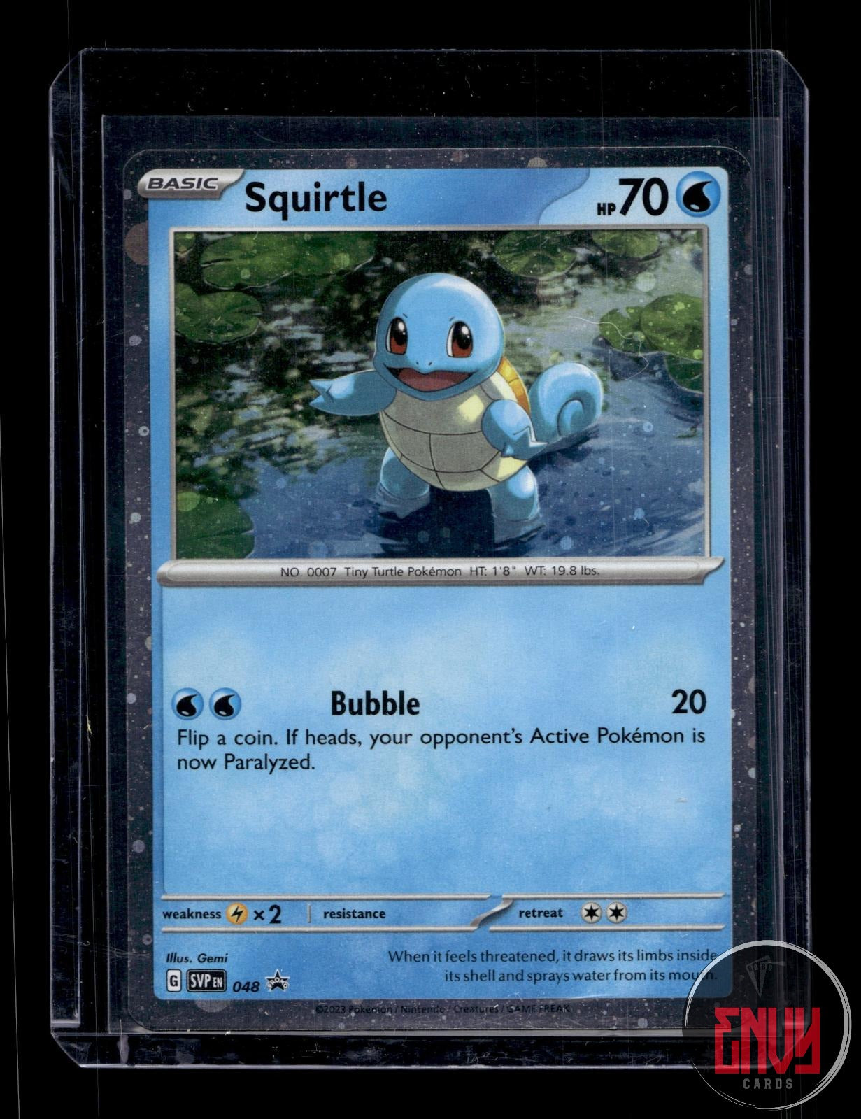 Squirtle (Cosmos Holo) Near Mint 048 Promo Scarlet & Violet Promo Pokemon