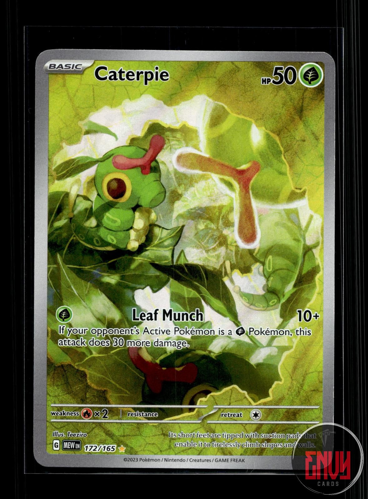 Caterpie NM 172/165 IR 151 Pokemon Holo