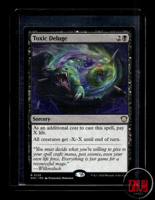Toxic Deluge Lightly Played 120 Rare Commander: Secrets of Strixhaven