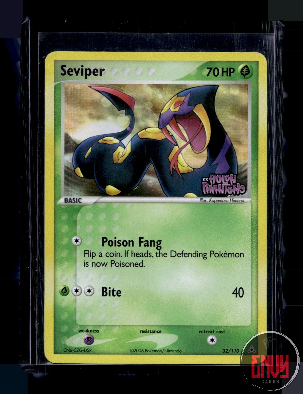 Seviper Near Mint 32/110 Rare Holon Phantoms Pokemon Reverse Holo