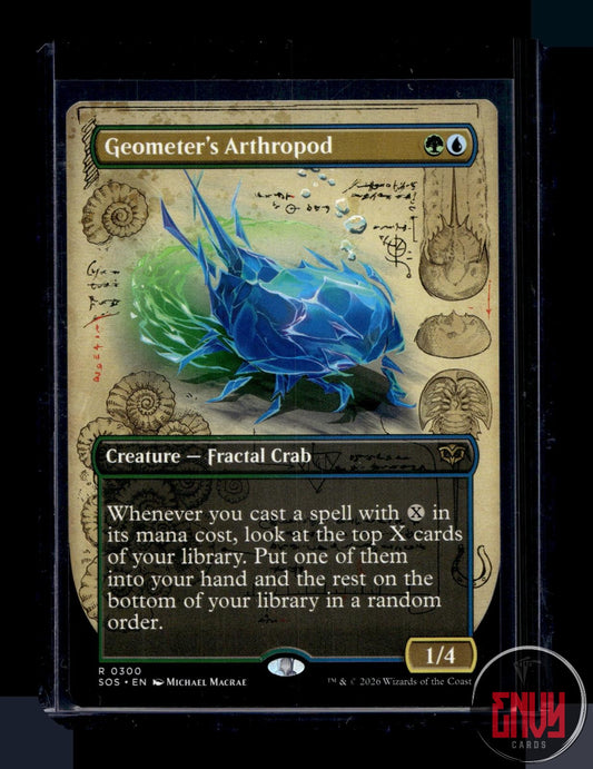 Geometer's Arthropod (Borderless) Lightly Played 300 Rare Secrets of Strixhaven