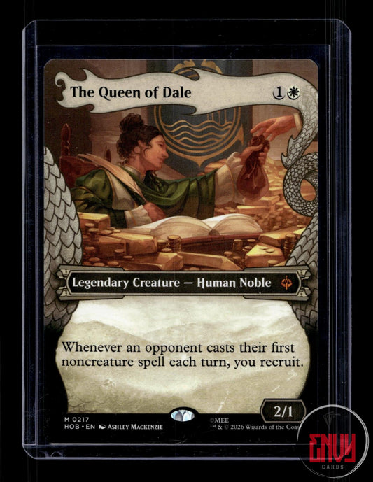 The Queen of Dale (Showcase) NM 217 Mythic The Hobbit Magic: The Gathering