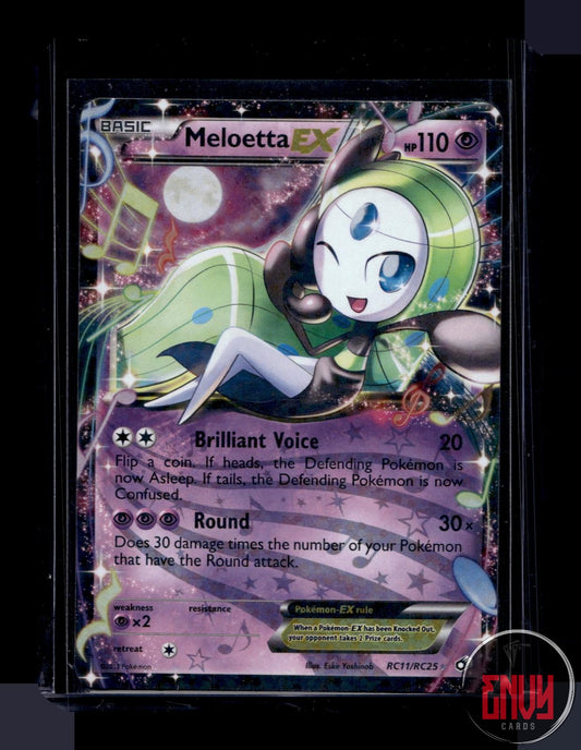Meloetta EX LP RC11/RC25 Legendary Treasures: Radiant Collection Pokemon