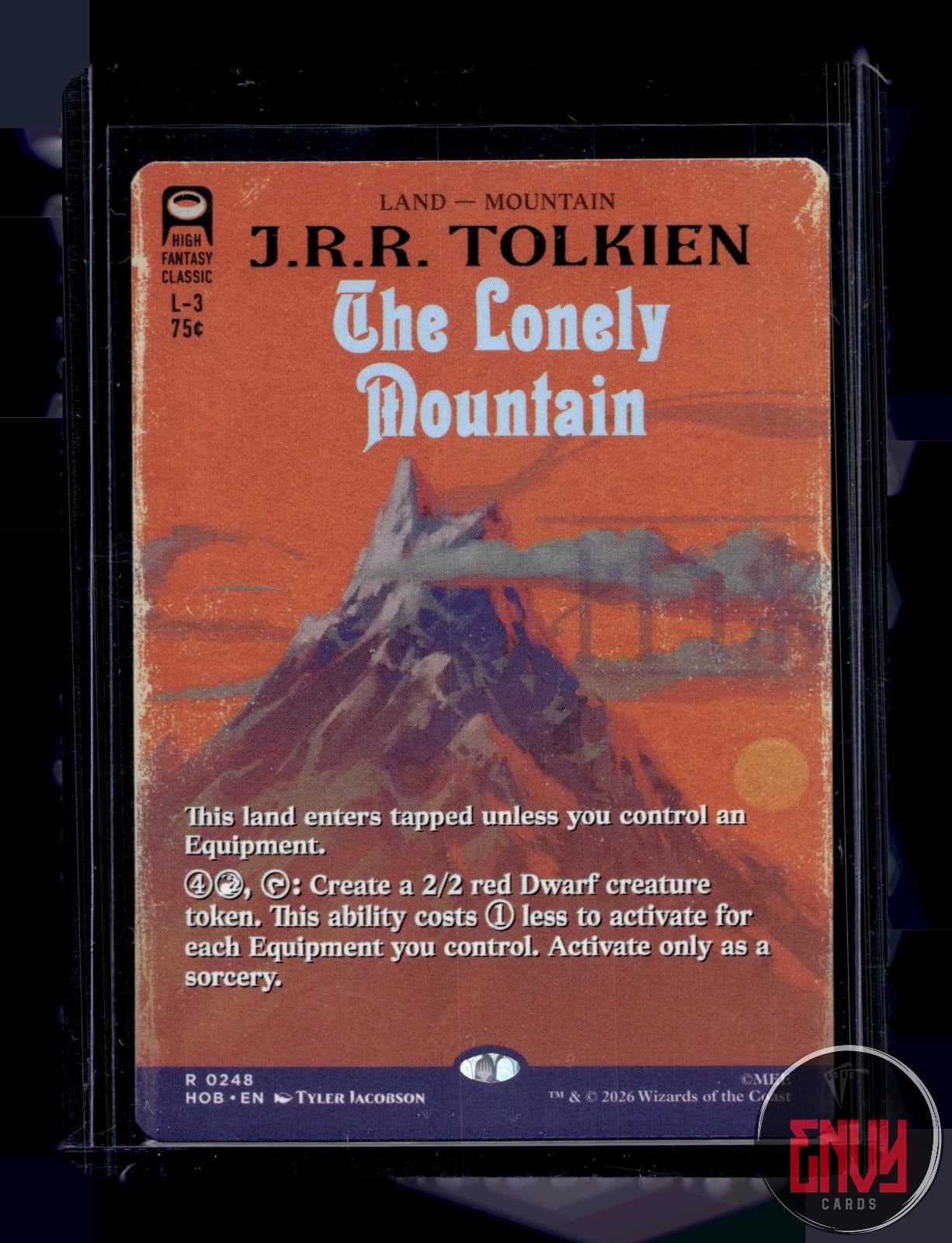 The Lonely Mountain (Borderless) NM 248 Rare The Hobbit 