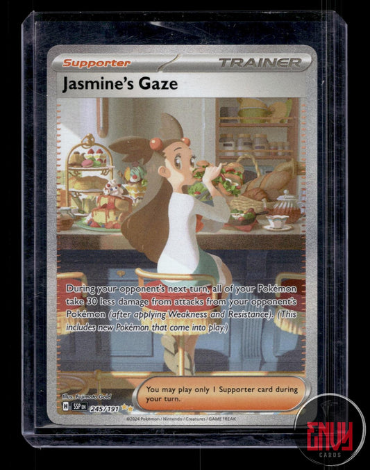 Jasmine's Gaze NM 245/191 Special Illustration Rare Surging Sparks Pokemon