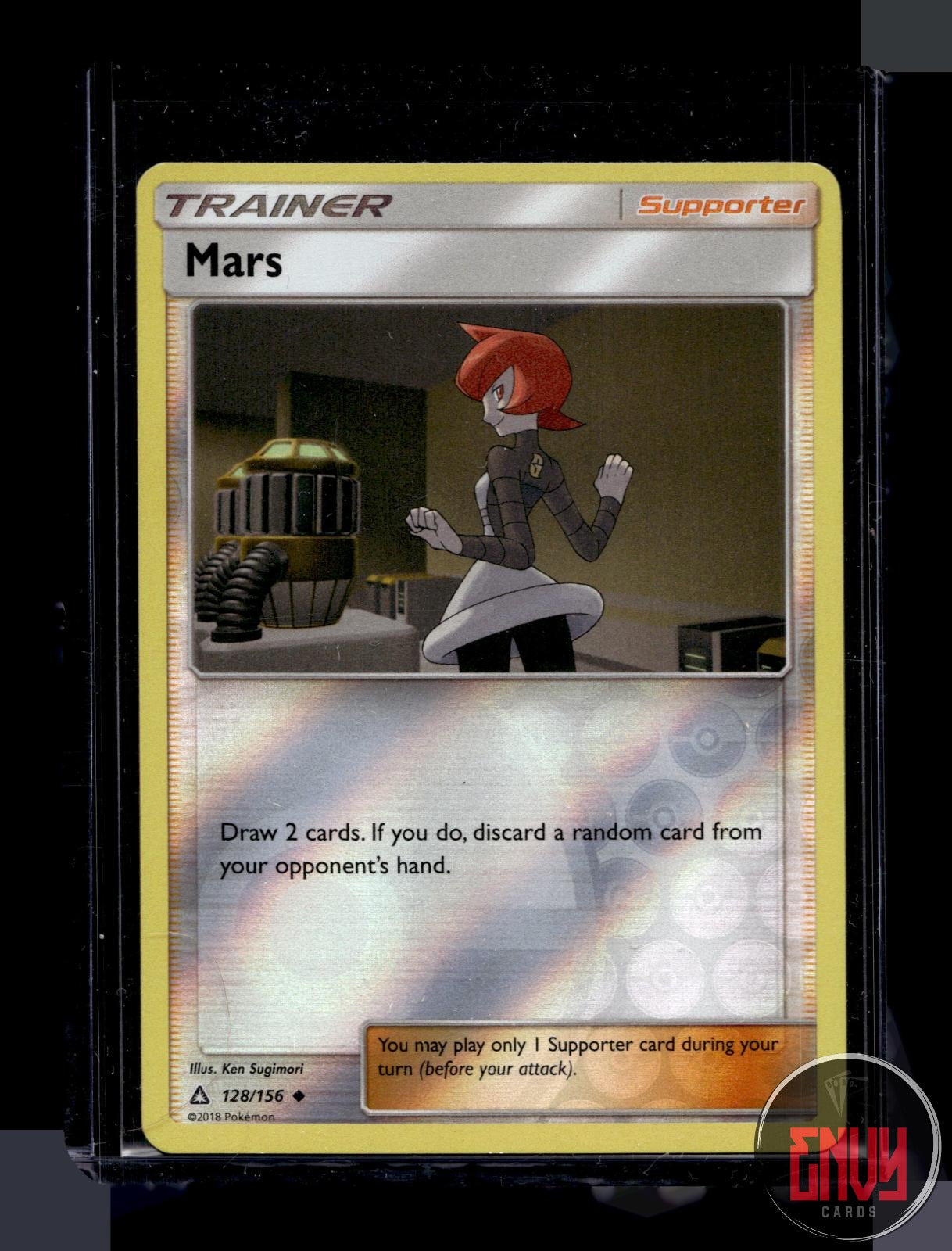 Mars Near Mint 128/156 Uncommon Ultra Prism Pokemon Reverse Holo