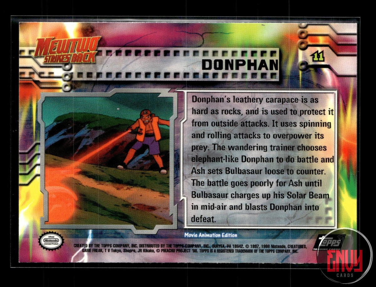 Donfan LP #11 Topps The First Movie Trading Cards Pokemon