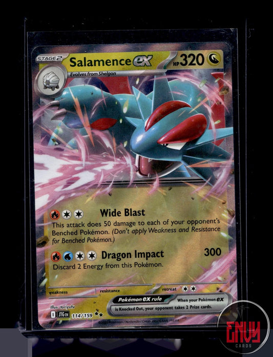 Salamence ex Near Mint 114/159 Double Rare Journey Together Pokemon