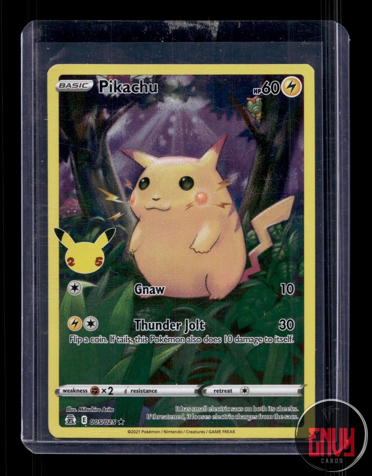 Pikachu Near Mint 005/025 Rare Celebrations Pokemon Holo