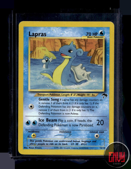 Lapras Moderately Played 12/18 Southern Islands Pokemon