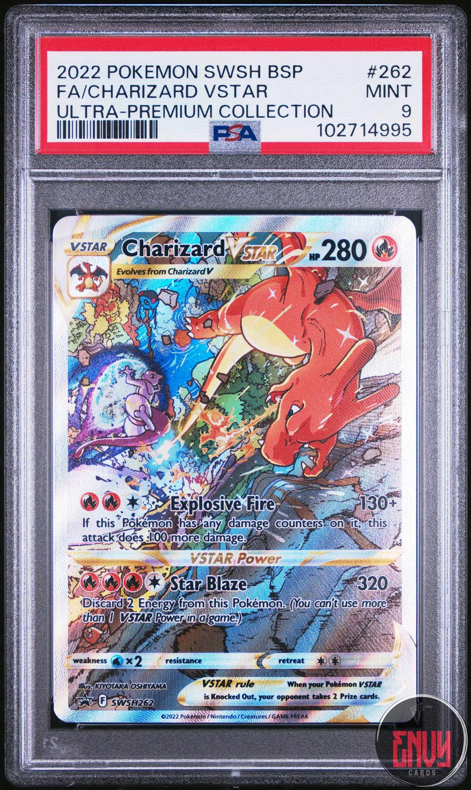 Charizard Vstar 262 Ultra Premium Swsh Black Star Promo Pokemon PSA 9